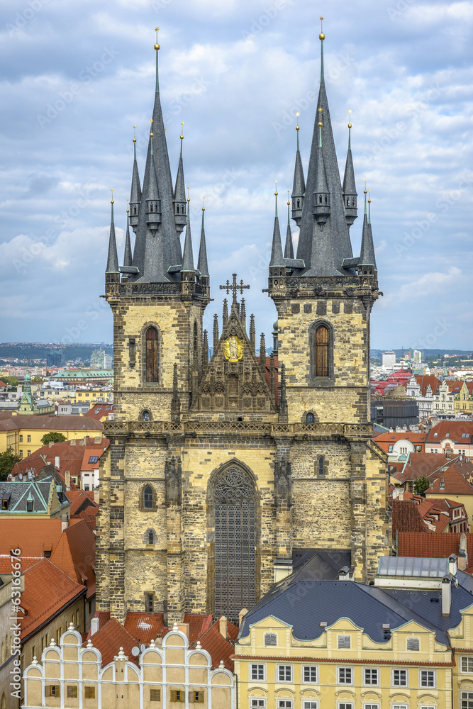 Fototapeta premium Tyn Church in Prague