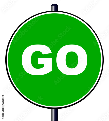 Go Traffic Sign