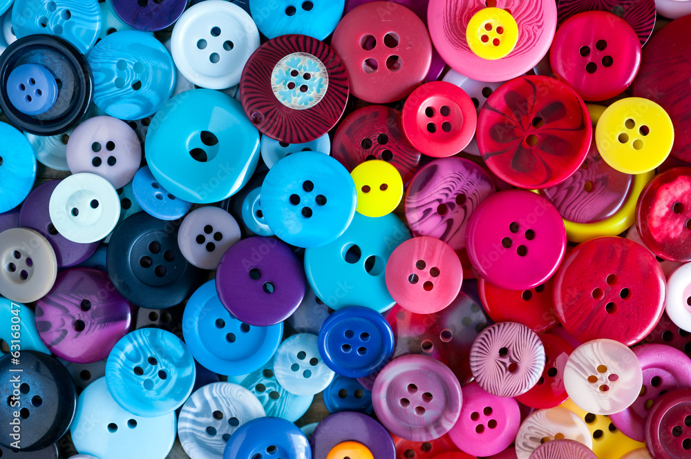 colourful Sewing buttons background closeup colourful Sewing buttons background closeup
