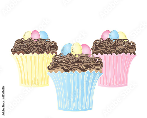 easter cupcakes