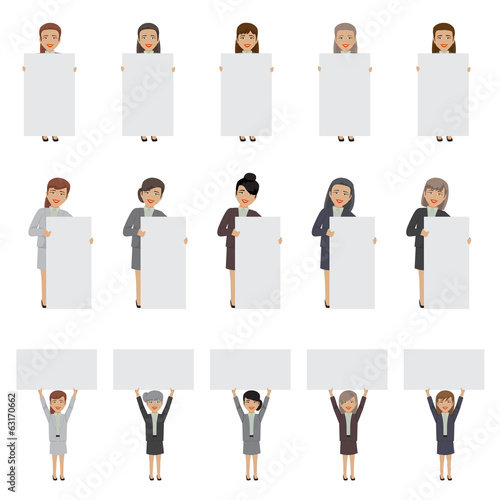 Business People - Isolated On White Background