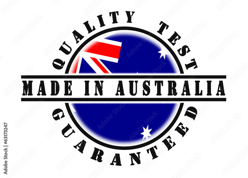 Quality test guaranteed stamp Quality test guaranteed stamp