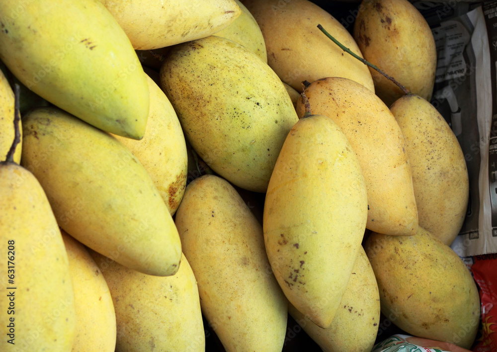 Ripe mango in the market Ripe mango in the market