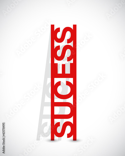 success ladder concept illustration design