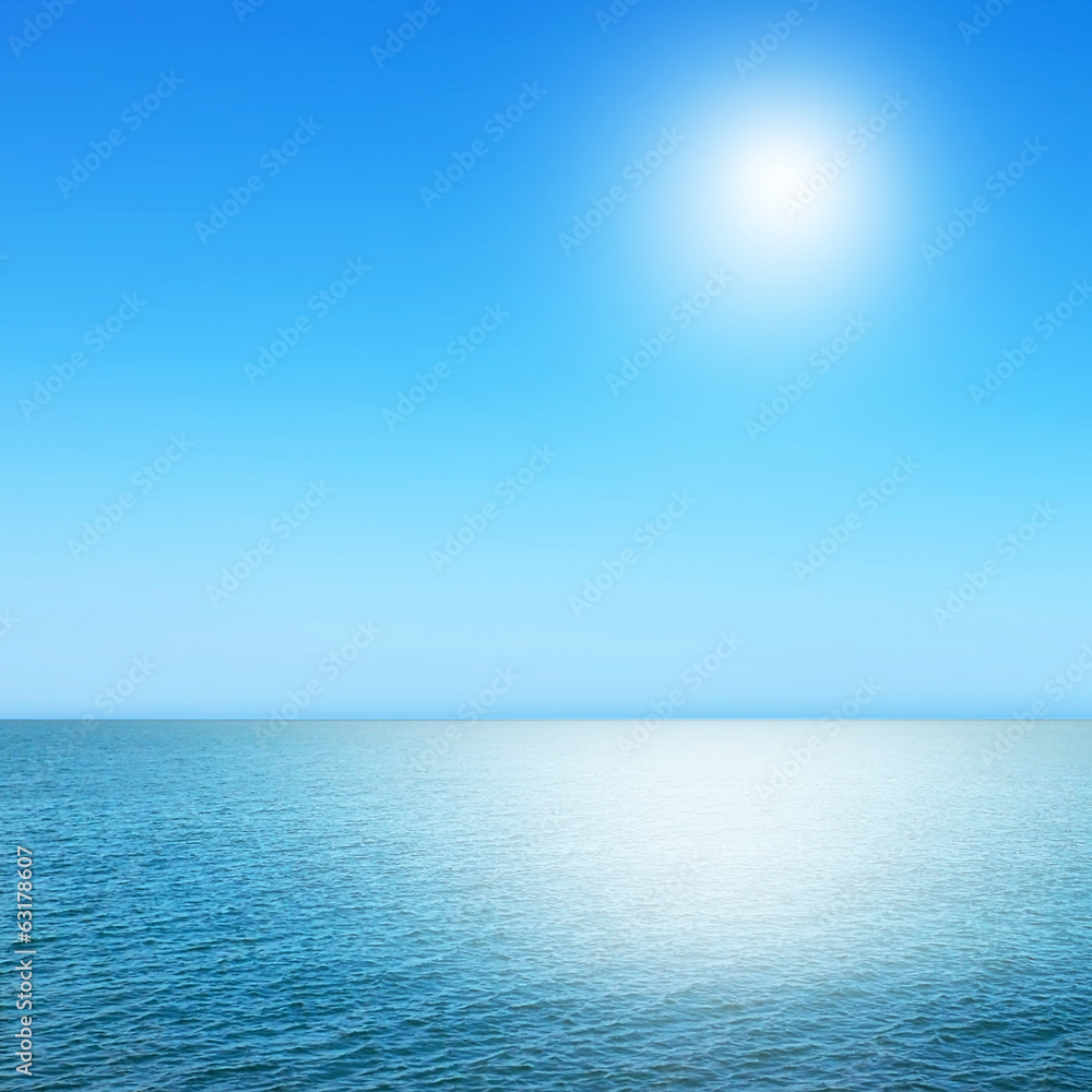 Obraz premium Sky and sea