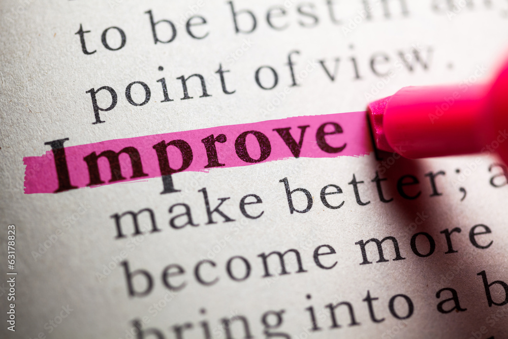 Naklejka premium ulepszać