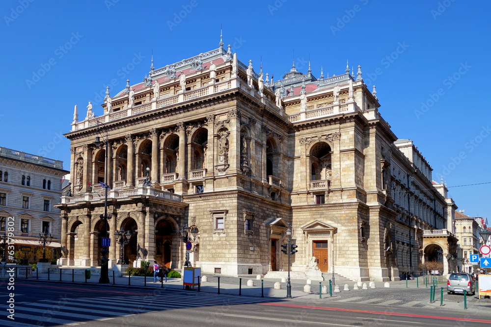 The State Opera in Budapest, Hungary