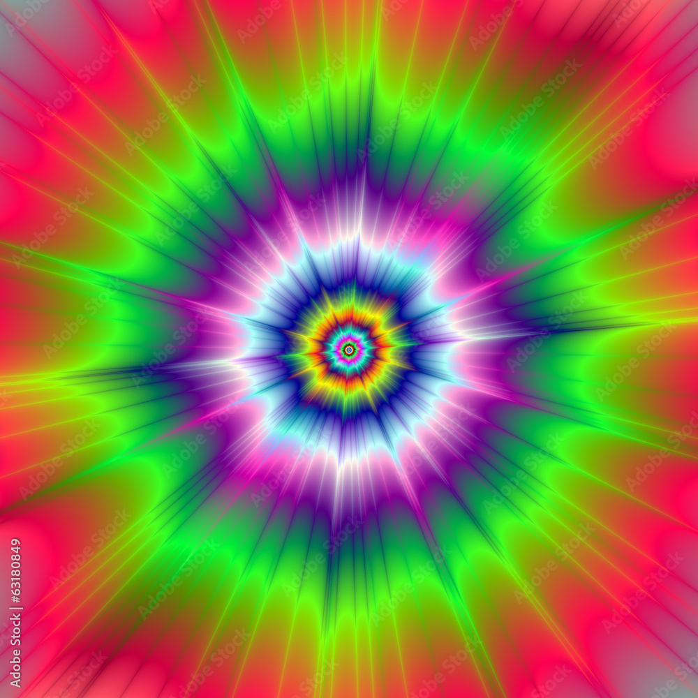 Fototapeta premium Explosive Tie-Dye