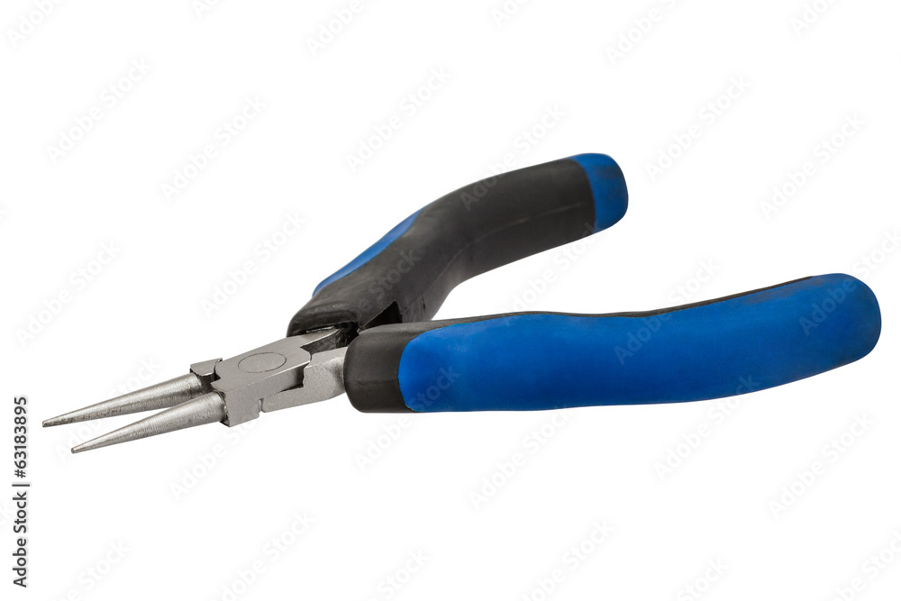 Pliers, hand tool, isolated on white background, with clipping p Pliers, hand tool, isolated on white background, with clipping p