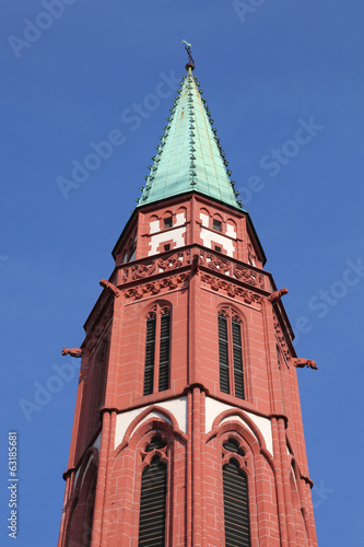 Turm der alten Nikolai Kirche, Frankfurt