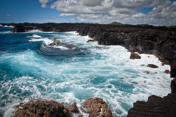 Keuken achterwand Kust Vulkanische rotskust van Hawaii  © Pomaikai