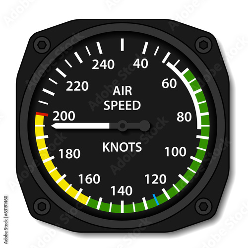 vector aviation aircraft airspeed indicator