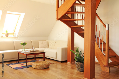Tableau sur toile loft interior