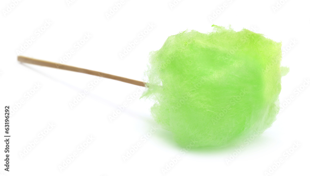 Green cotton candy Green cotton candy