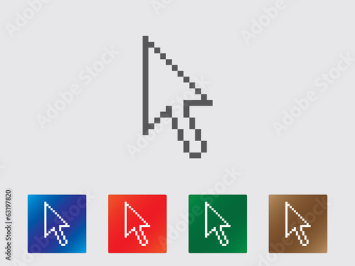 Pixel arrow icon collection