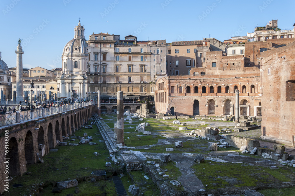 Temple of Trajan, Rome, Italy