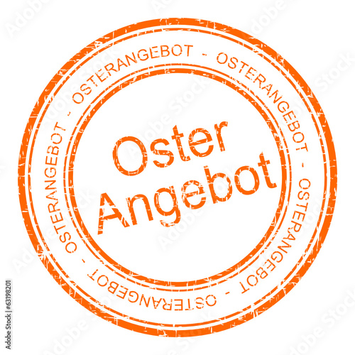 Osterangebot Stempel