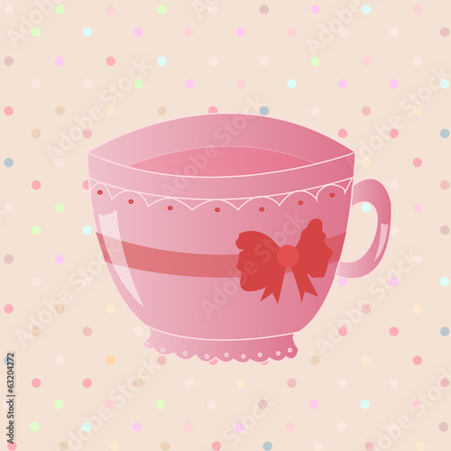 Nice morning pink tea