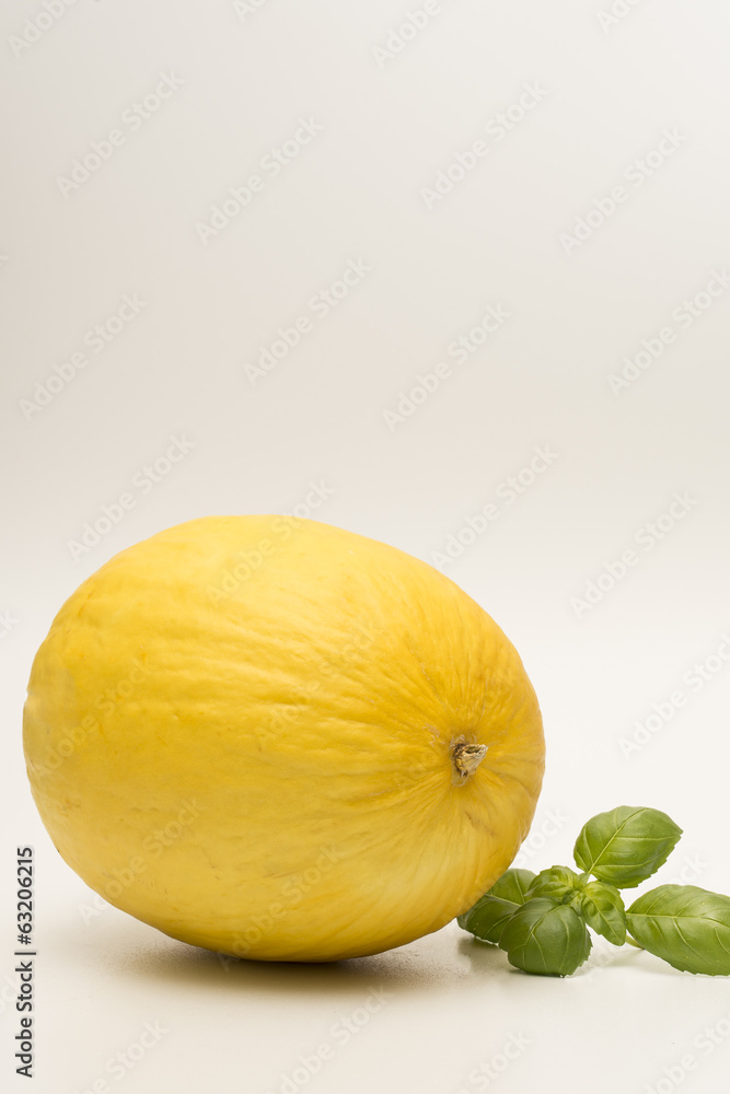 Honeydew melon isolated on a white background Honeydew melon isolated on a white background