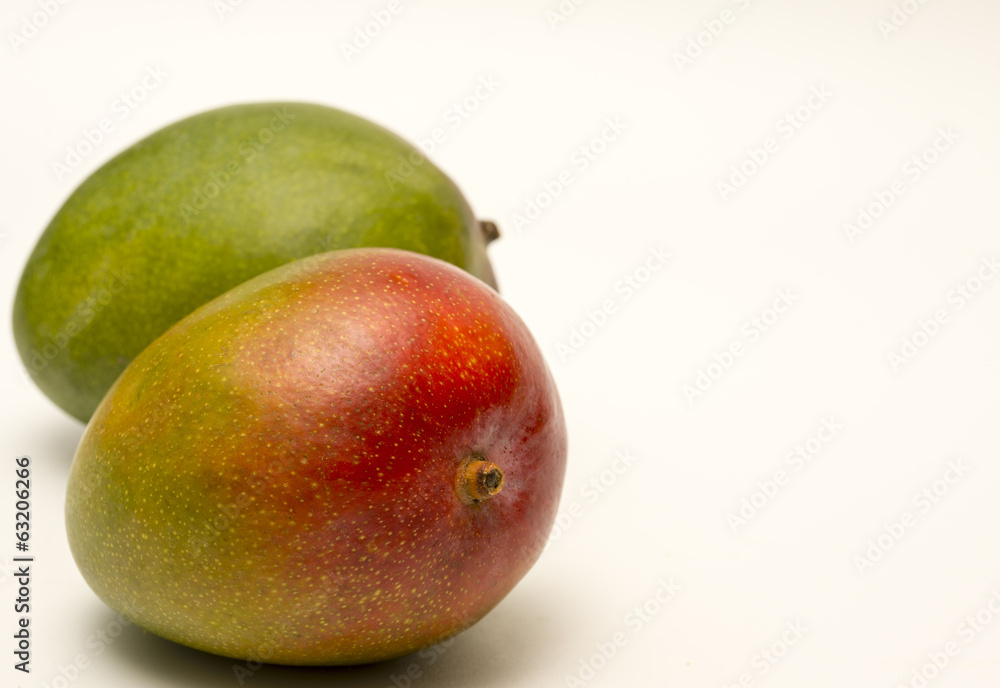 Mango fruit isolated on a white backgound Mango fruit isolated on a white backgound
