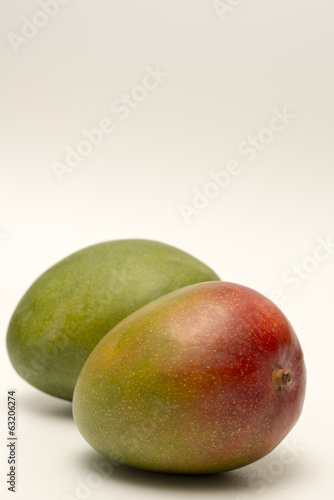 Mango fruit isolated on a white backgound