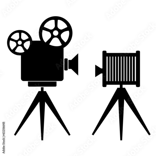Retro camera icon