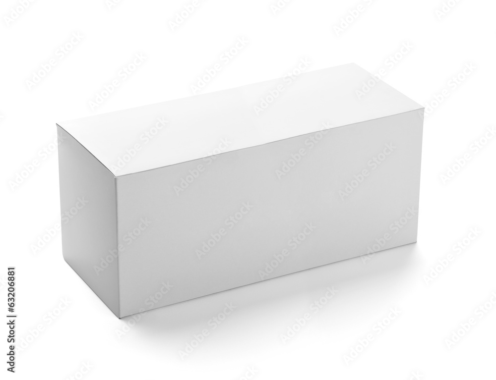 white box container template blank package white box container template blank package