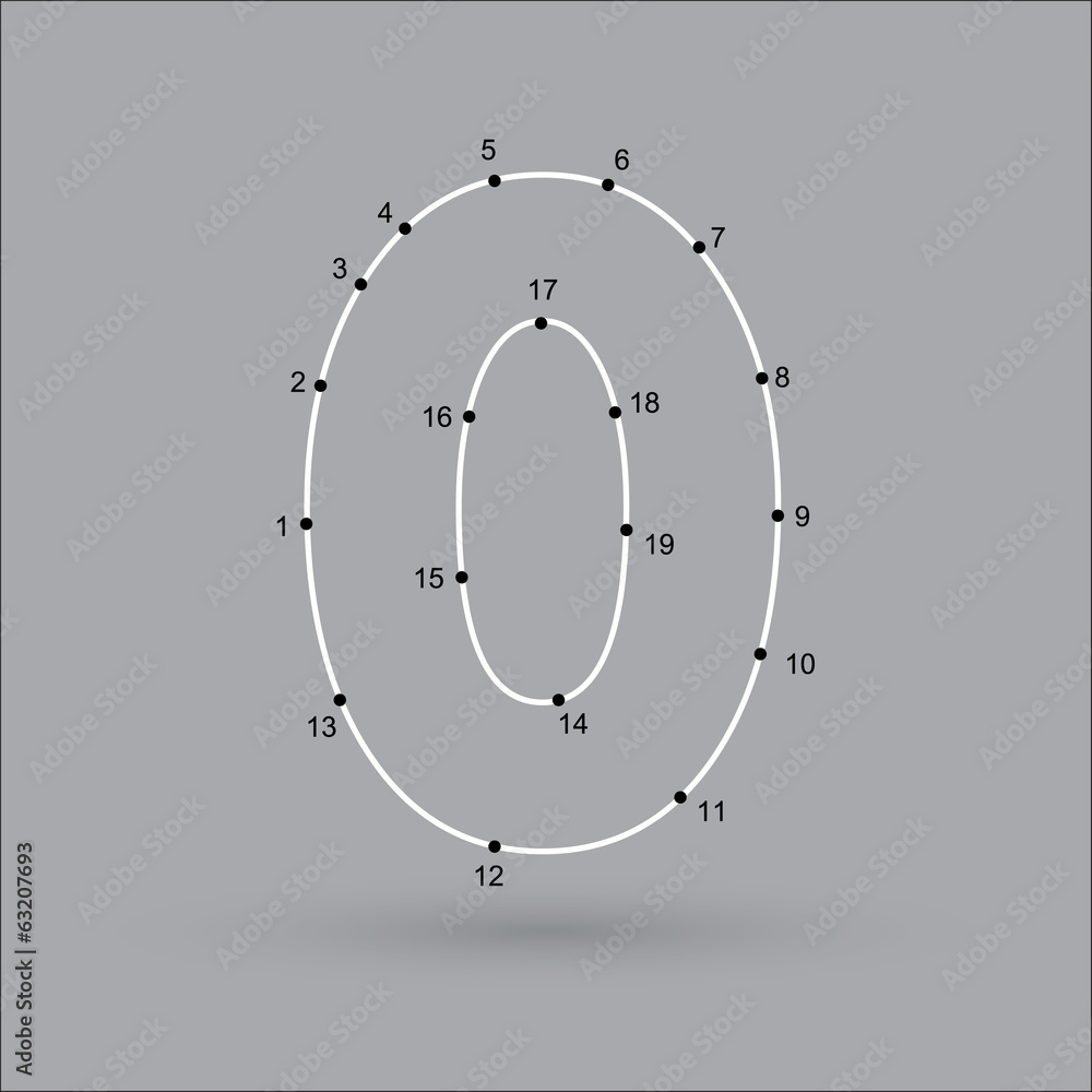 dot puzzle number 0