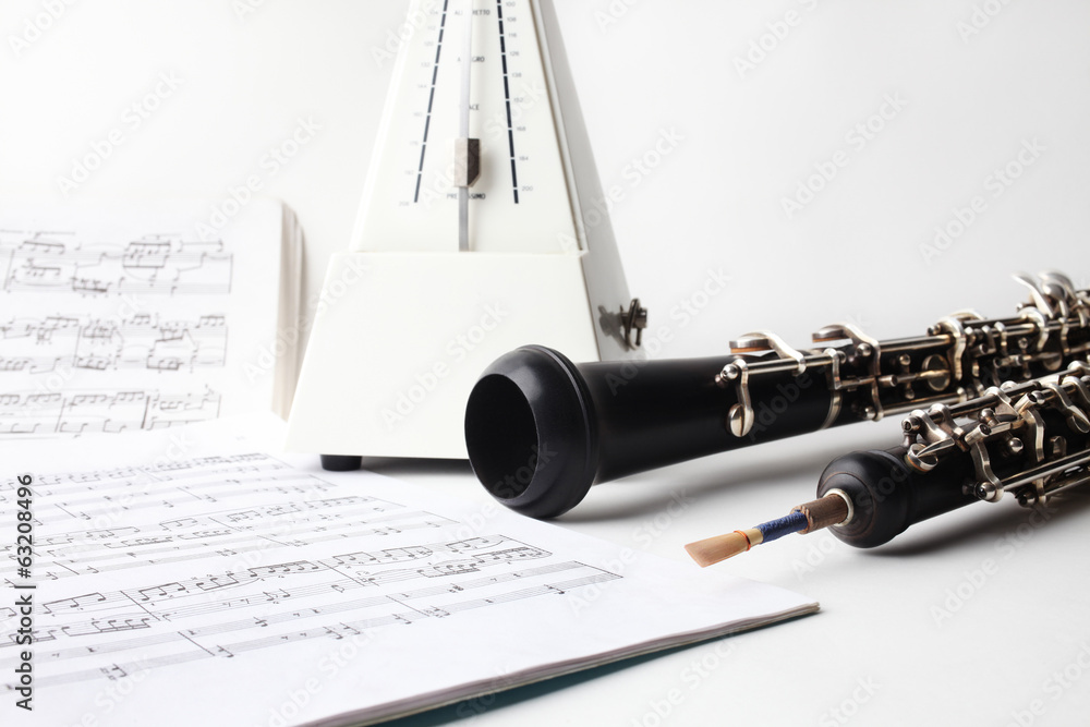 Obraz premium Classical music instrument oboe