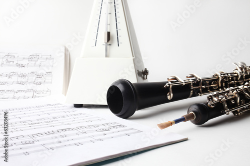 Classical music instrument oboe Fototapeta