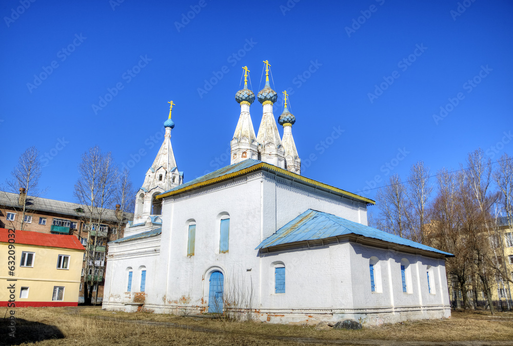 Church of Virgin of Vladimir on Bozhedomka. Yaroslavl, Russia
