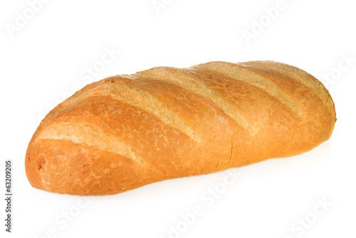 Crusty white bloomer bread
