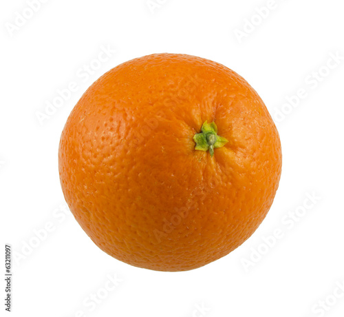 Orange fruit. isolated on white