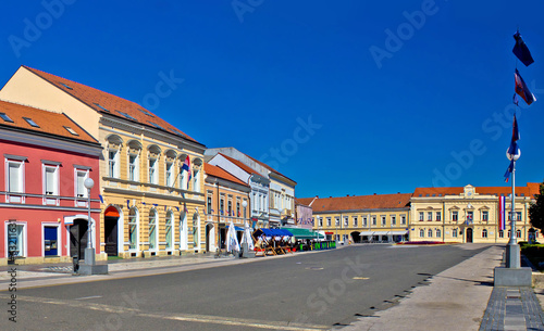 Town of Koprivnica street and architecture