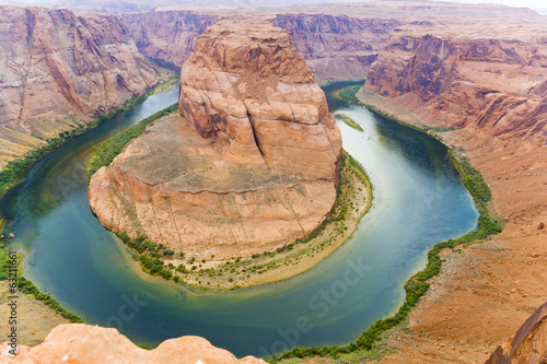 romantic horseshoe bend in page
