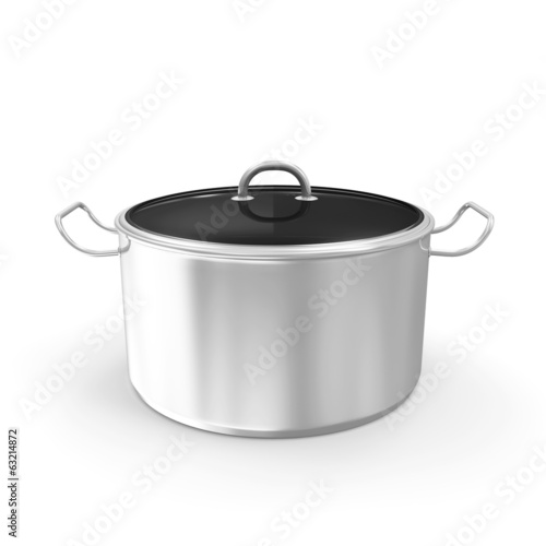 Steel Pan isolated on white background