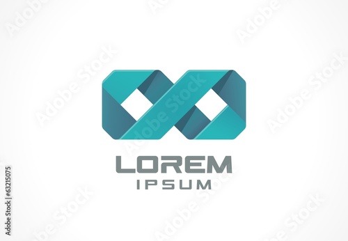 Icon design element. Abstract logo idea for business company.
