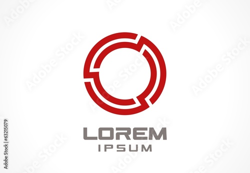 Icon design element. Abstract logo idea for business company.