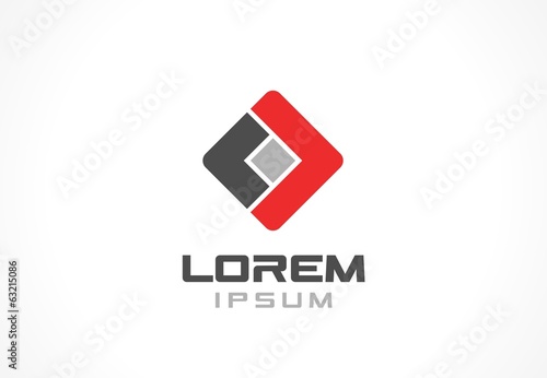 Icon design element. Abstract logo idea for business company.