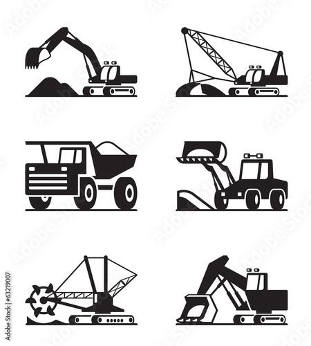 Heavy construction and minning equipment