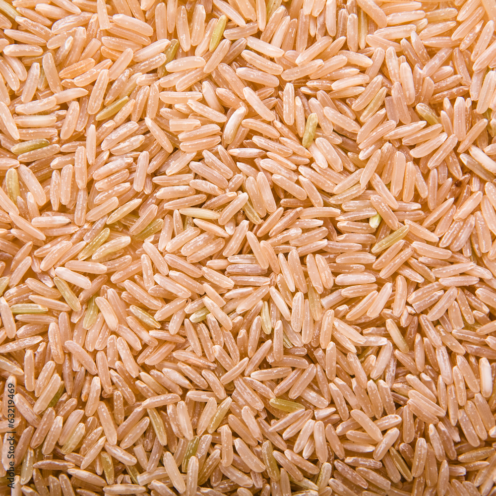 Brown Rice close-up Brown Rice close-up