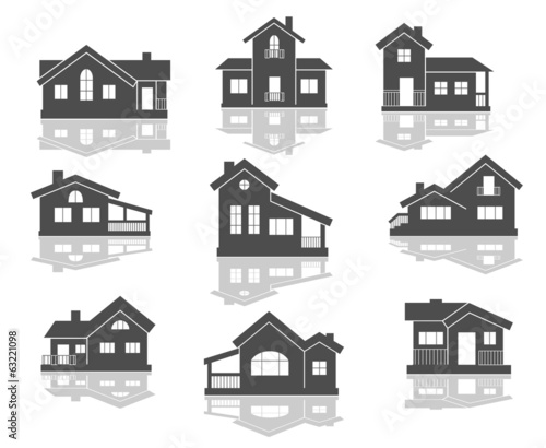 House icons set