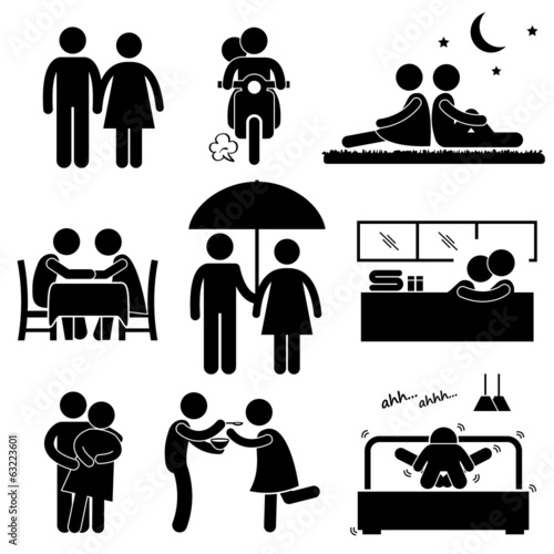 Lover Couple Boyfriend Girlfriend Activity