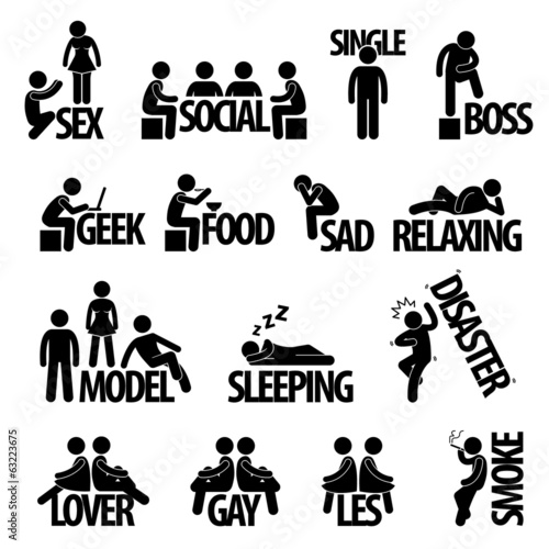 Man People Person Sex Social Group Text Word