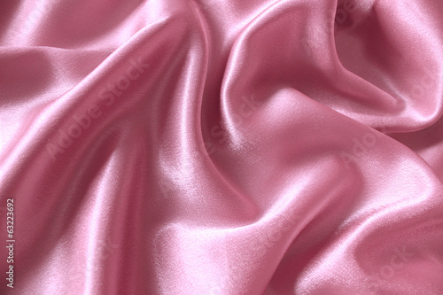 Draped pink satin background