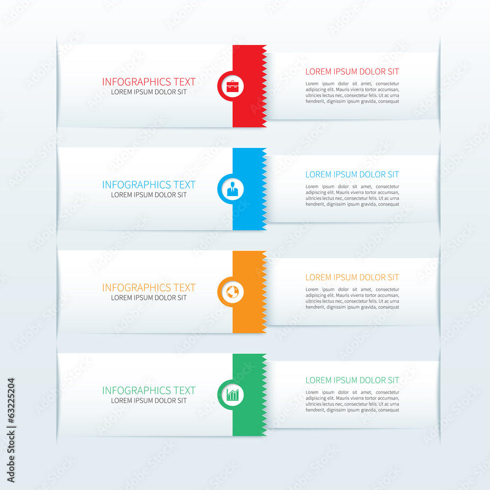 Modern business infographics banner Modern business infographics banner