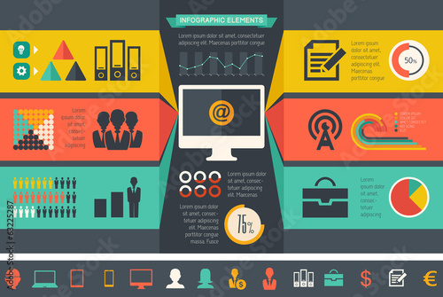 IT Industry Infographic Elements