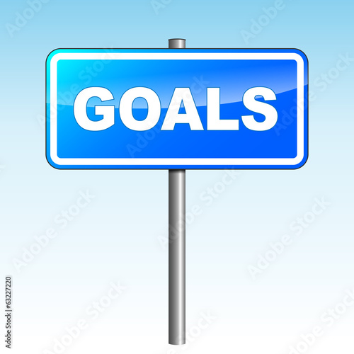 Vector goals signpost