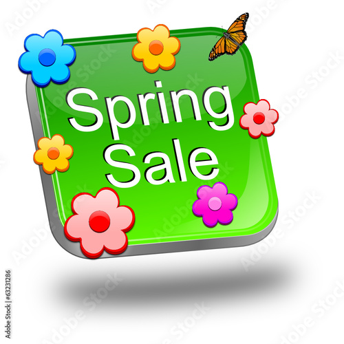 Spring sale button