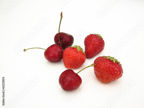 fraise cerise fruit rouge photo